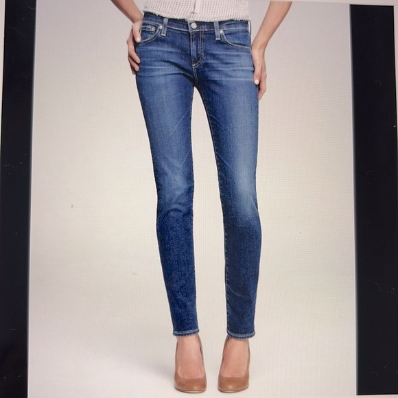 AG Adriano Goldschmied The Stilt Cigarette Leg Women’s Jeans Size 25 - Picture 1 of 11